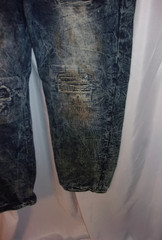 ENCRYPTED Distressed Denim Jean Grunge Look With Unique Design SIZE 46