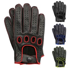 MEN’S GENUINE TOP QUALITY LEATHER DRIVING GLOVES SWIFT WEARS