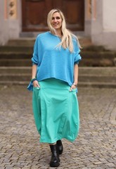 RUNDHOLZ BLACK LABEL – BALLOON SKIRT – XL – Aqua