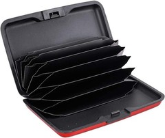 Metal RFID Blocking Wallet Credit Card Holder Case for Men & Women