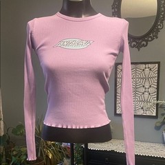 Santa Cruz Skateboards Women’s Lavender Long Sleeve Tee