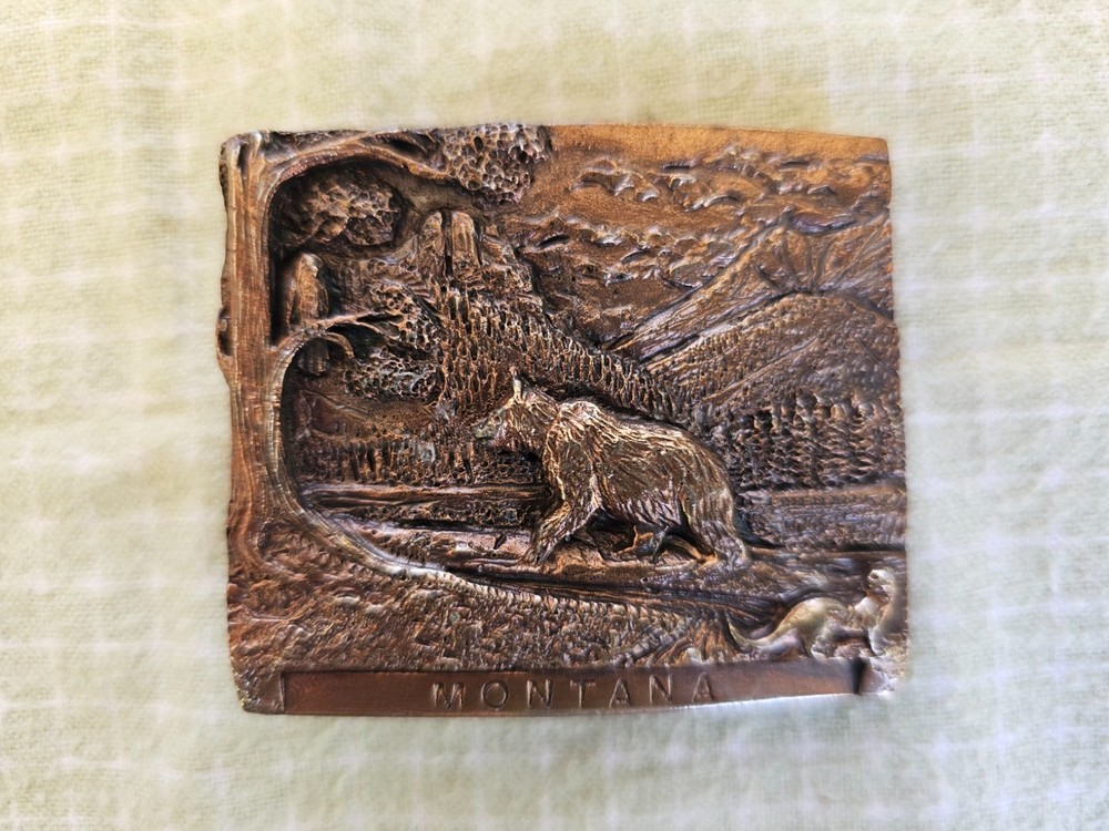 Brass Montana Belt Buckle