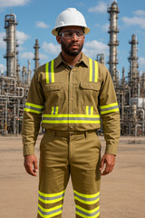 Flame Resistant FR High Visibility Hi Vis 100%C Light Weight Shirt