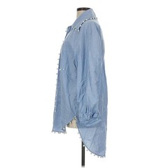 Anthropologie Hannah Lynn M Pearl Oversized Coastal Preppy 100% Cotton MSRP $189