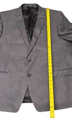 Ralph Lauren Hounds Tooth Plaid Men’s Wool Sports Blazer Blue 50R
