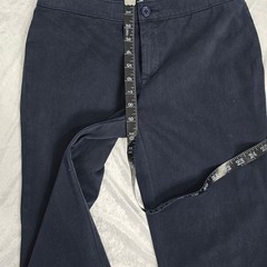 Lila Ryan Jase Navy Straight Leg Brushed Sateen Pedal Pushers Women’s Size 6