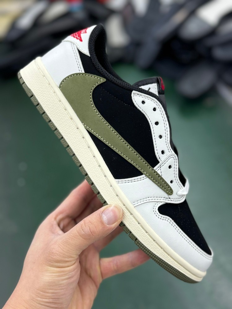 DZ4137-106 AJ 1 Retro Low OG SP Scott Olive Men’s Size 4-13