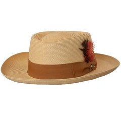 Gambler Straw Wide Brim Hat by Bruno Capelo