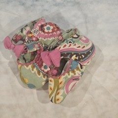 Vera Bradley Baby Tutti Fruity 3 Piece Outfit Set Sleeper Hat Bib 0-3 Months
