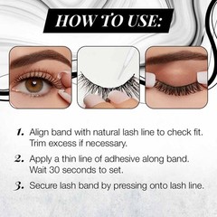 Ardell 3D Faux Mink False Eyelashes, 858, 4 Pairs