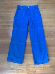 KOWTOW Cobalt Blue Utility Pants Jeans Carpenter Rudy Jude Jesse Kamm Dion Lee