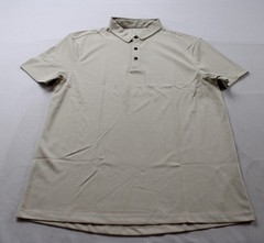Textale Men’s _BREEZ Anti-Odor Lightweight Polo Shirt CD4 Bone Size XL NWT