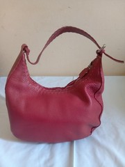 Fendi Leather Red Women’s Tote Bag
