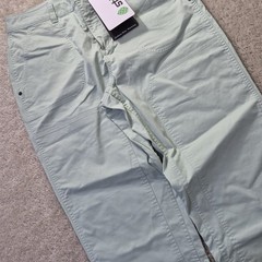 Stio Rivet Cord Twill Carpenter Pants Womens 10 Green Double Knee Outdoor