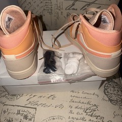 Size 8 1/2 Air Jordan 1 Mid Apricot W