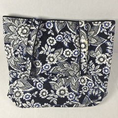 NEW Vera Bradley Iconic Tote Snow Lotus Handbag, New with Tags
