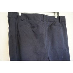 Talbots Hampshire Curvy Navy Blue Ankle Pants Womens 14 Cotton Blend Trousers