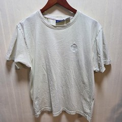 Vintage Liz Claiborne Shirt Womens Large White Short Sleeve Embroidered Top