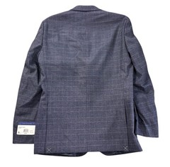NEW Tommy Hilfiger Mens Conrad Modern Fit Plaid Sport Coat Blue Size 38R NWT