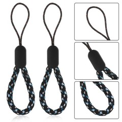 Finger Lanyard, 4.72inch Adjustable Wrist Neck Lanyards Nylon Finger Strap Po…