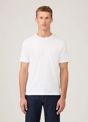 SUNSPEL Men’s Classic Short Sleeve T-Shirt, White, Size L