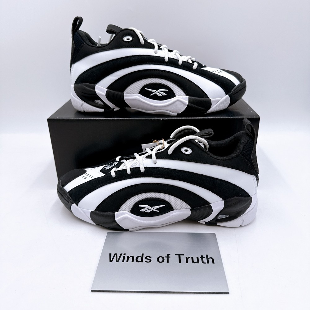 Reebok SHAQNOSIS LOW Black 100244789 UNISEX Basketball Shoes US 4 – 14 New