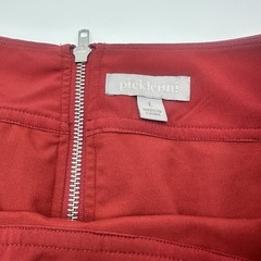 PickleTini Maroon Athletic Pleated Skort Women’s Size L Stretch Short Large
