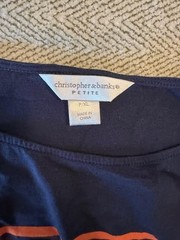 Christopher & Banks women’s size P/XL orange casual 3/4 sleeve pullover blouse