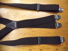 Brown Solid Color Brace 4 Arms Height 36mm – 100% Made in Italy
