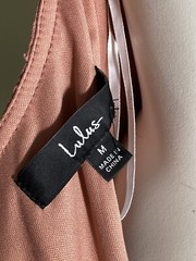 Lulus Dress New W/Tags Size M Jrs Dusty Rose Mini Sundress Hand Wash Only Pretty