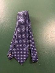 Daniel Cremieux Signature Collection Limited Edition Silk Tie Numbered Blue