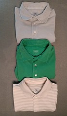 3 Fedeli Polo Shirts Mens EU 54 (US L-XL) Organic Cotton Italy Knit Multicolor