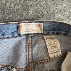 Mens Levi Strauss Signature Regular Fit Light Wash Blue Jeans 34×30 C34 L30