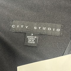 City Studio Dress Juniors 7 Black Crochet Fit & Flare Sleeveless Party Cocktail