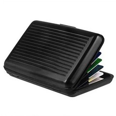 Pocket Waterproof Business ID Credit Card Wallet Holder Aluminum Metal RFID Case