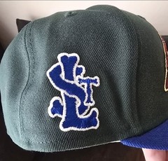 New Era 59FIFTY St. Louis Cardinals MLB Fitted Baseball Cap Green Blue 7 5/8