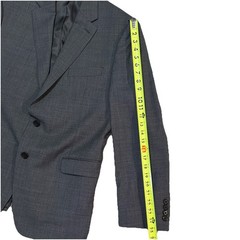 Lauren Ralph Lauren Mens 42R Gray 100% Wool 2 Button Blazer