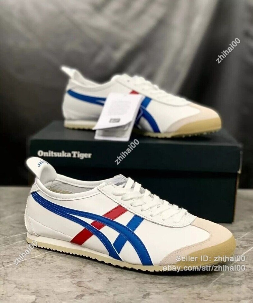 Onitsuka Tiger MEXICO 66 White/blue Sneakers Unisex 1183C102-100 Athletic Shoes