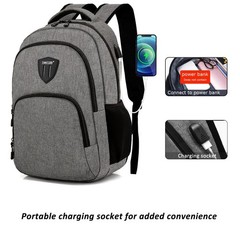 Travel Laptop Backpack for Men Women, Business Anti-Theft Laptop Bag, 15.7 In…