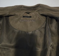 Claiborne Men’s Brown Full Zip Jacket Button Front Lined 42R