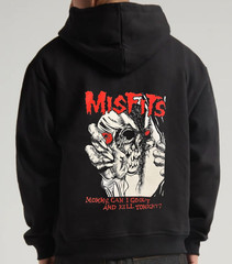 Misfits American Punk Rock Band Men’s Black Zip Hoodie (Multiple Variations)