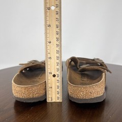 Birkenstock Franca Sandal Women’s 5 Brown Leather Oiled Slide Slip On Casual
