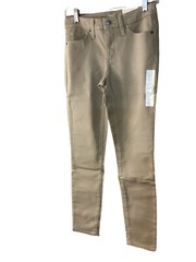 Mid-Rise Skinny Jeans Tan Khaki Pants Women’s Size 0 Universal Thread 💥NWT
