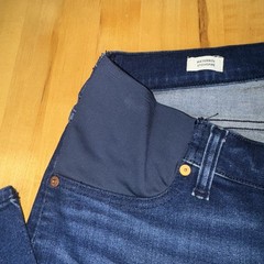 Madewell Maternity Skinny Jeans Size 29 Side Panels Adjustable Stretch Stovepipe