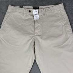 Todd Snyder Pants Mens 34×30 Bone Khaki Tab Front Chino Straight Fit Stretch NEW