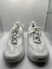 Size 11.5 – ASICS Novablast 5 White Piedmont Grey Men- No Insoles