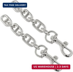 2Pcs Purse Strap Extender, 4.7 Inch Bag Extender Chain, Metal Chain Strap Extend