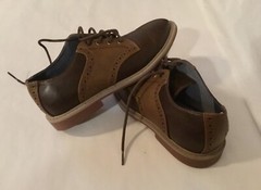 Tommy Hilfiger Shoes /Michael Saddle Dark Brown Oxfords Dress Shoe/Boys Sz 1