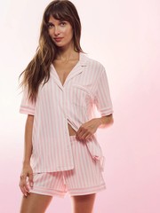 Victoria’s Secret SoSoft™ Modal Short Pajama Set Pretty Blossom Stripes