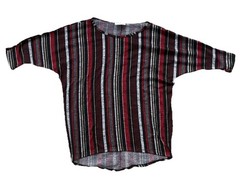 Bobbie Brooks Women’s M Striped Short Sleeve Pullover Round Neck T-Shirt